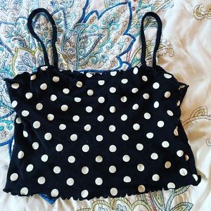 TopShop Polka Dot Tank size M